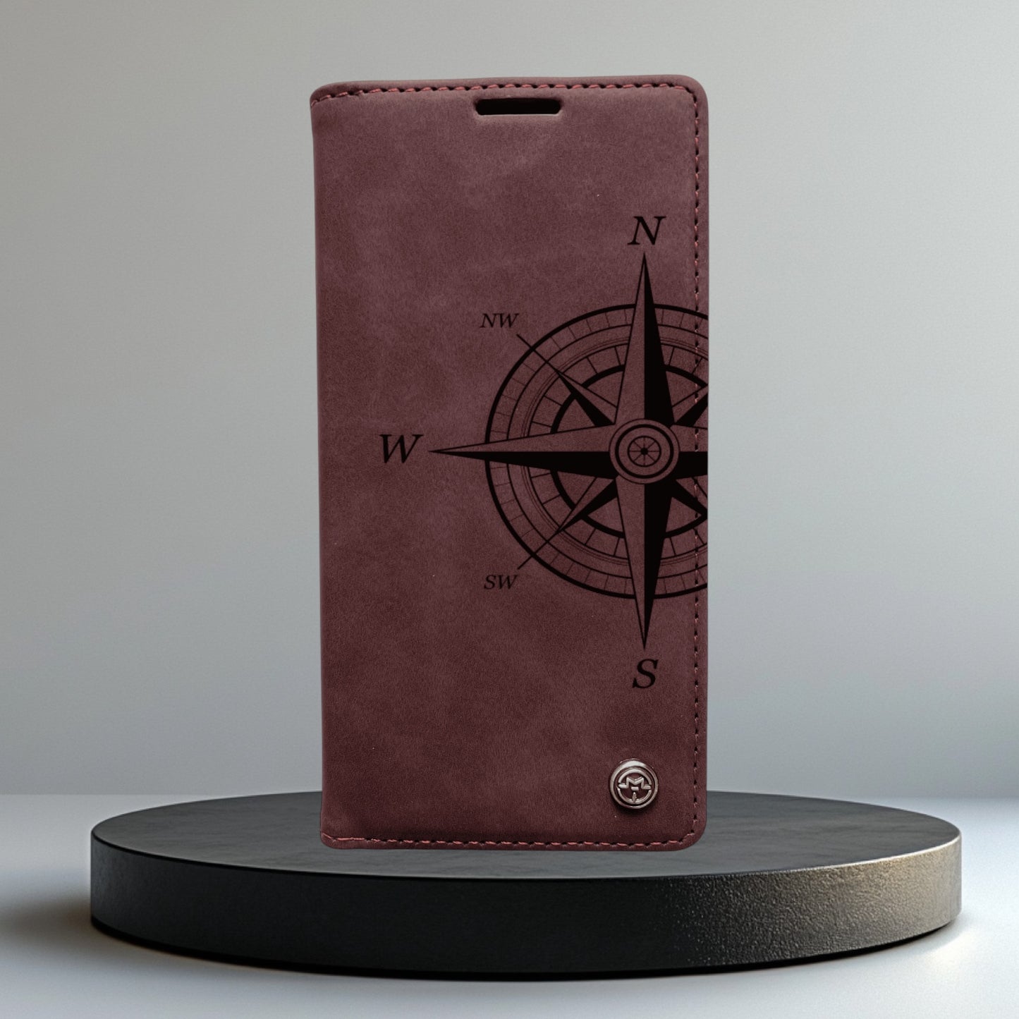 Handyhülle Redmi Note 14 Note 14 Pro Note 14 Pro Plus Flipcase rot individuell graviert