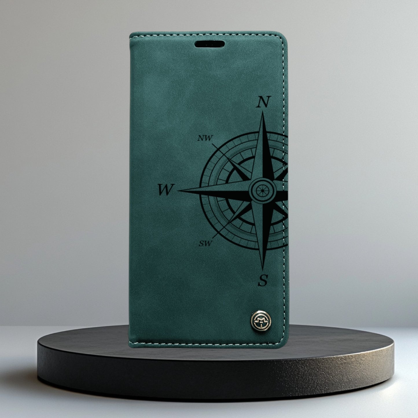 Handyhülle Redmi Note 14 Note 14 Pro Note 14 Pro Plus Flipcase grün individuell graviert