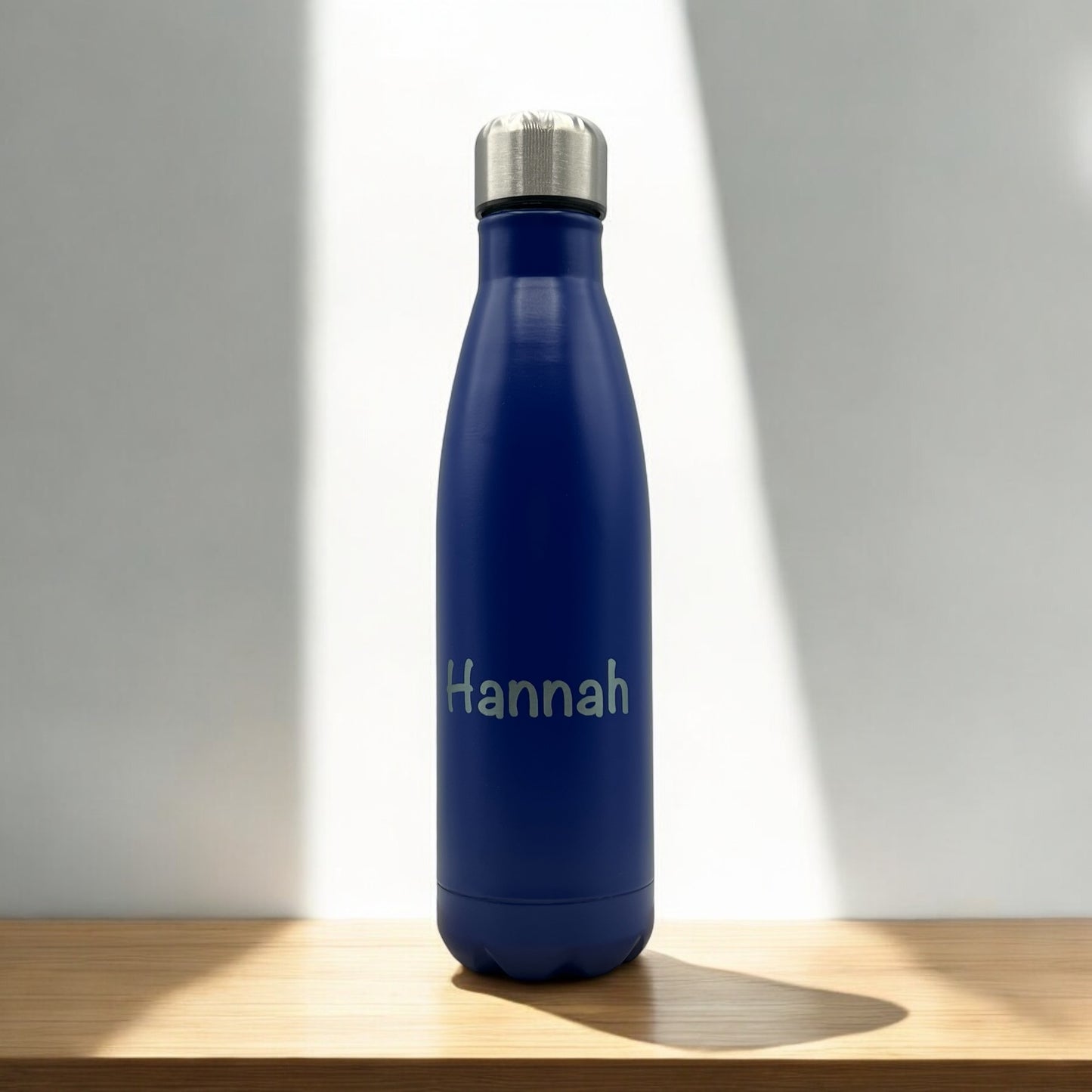 Personalisierte Thermosflasche mit Gravur, 6 Farben, Edelstahl 500ml, Trinkflasche