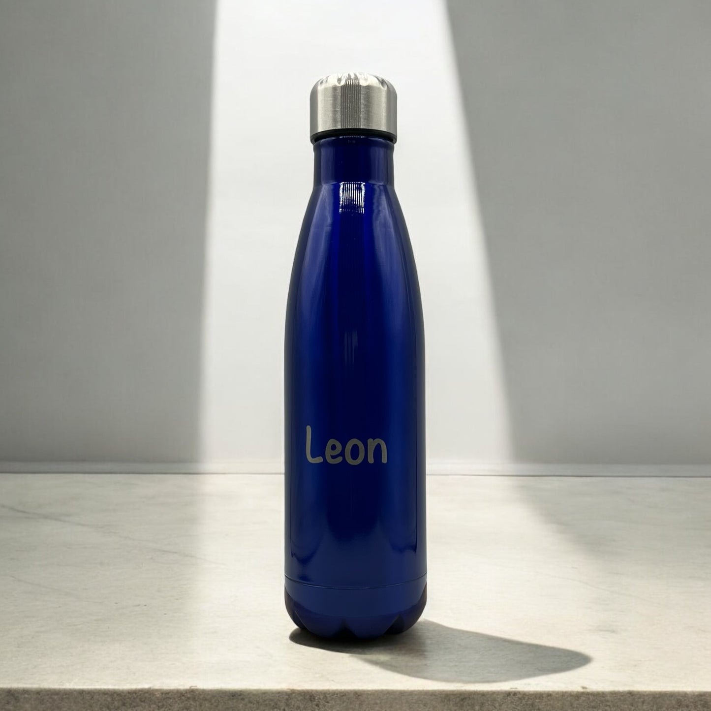 Personalisierte Thermosflasche mit Gravur, 6 Farben, Edelstahl 500ml, Trinkflasche