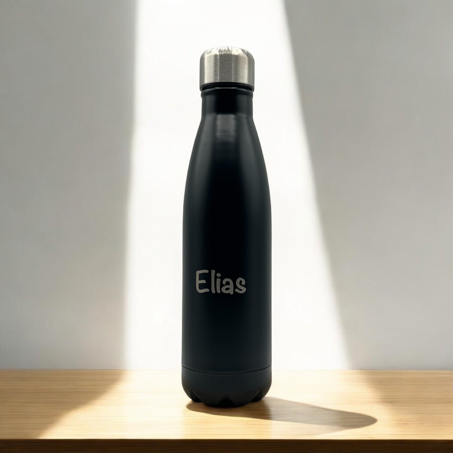 Personalisierte Thermosflasche mit Gravur, 6 Farben, Edelstahl 500ml, Trinkflasche