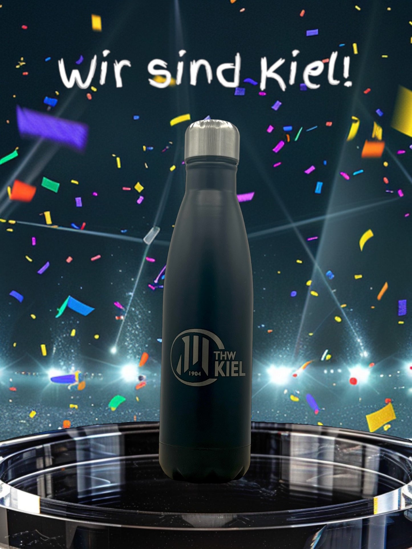 THW Kiel Thermosflasche Edelstahl 500ml