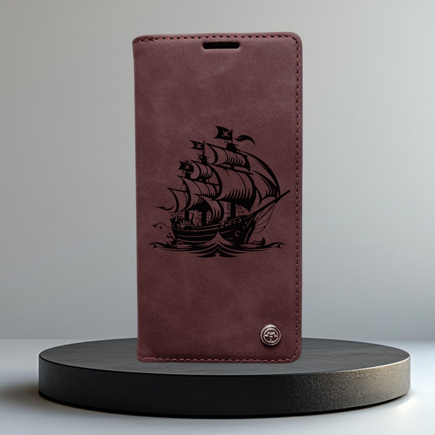 Handyhülle Redmi Note 14 Note 14 Pro Note 14 Pro Plus Flipcase rot individuell graviert