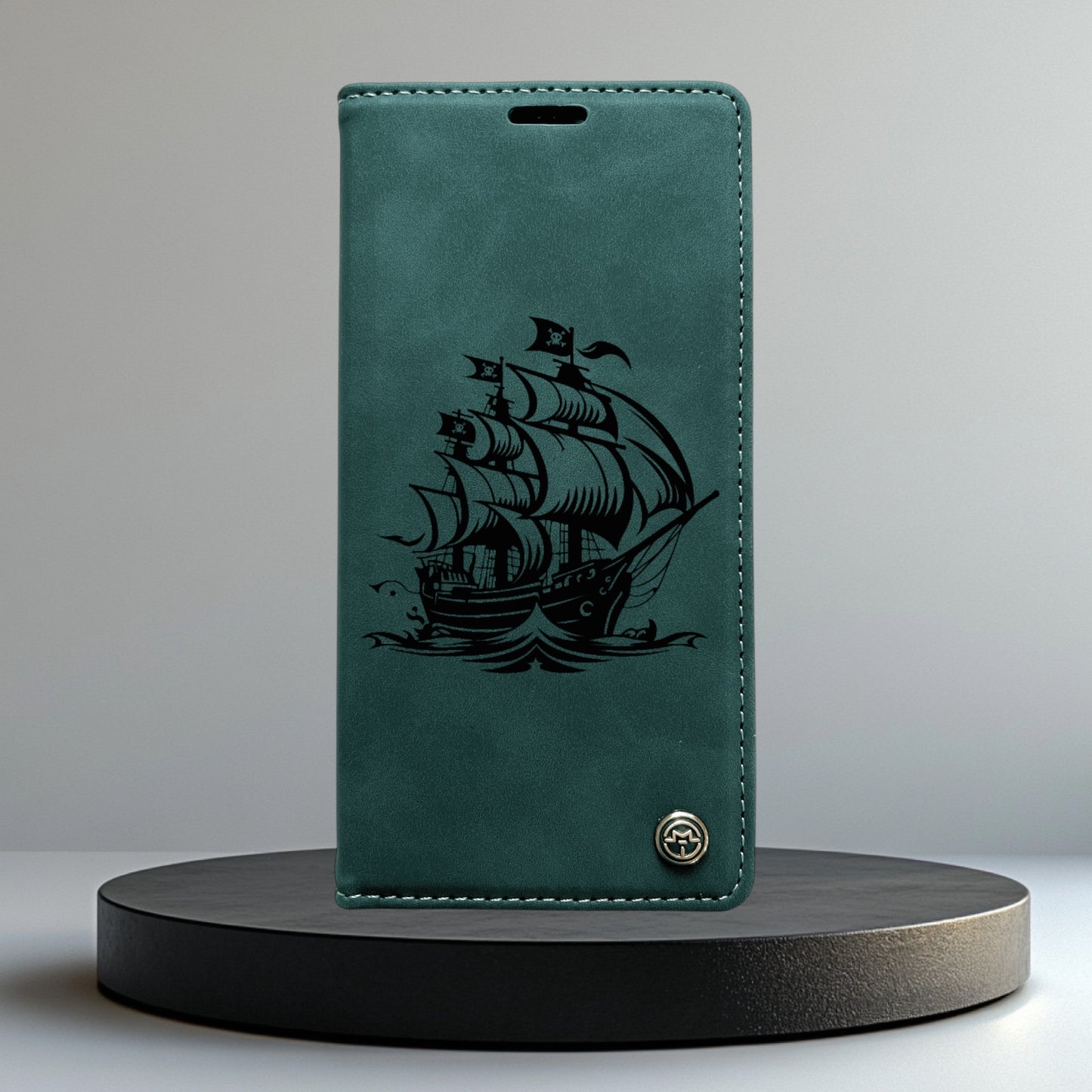 Handyhülle Redmi Note 14 Note 14 Pro Note 14 Pro Plus Flipcase grün individuell graviert