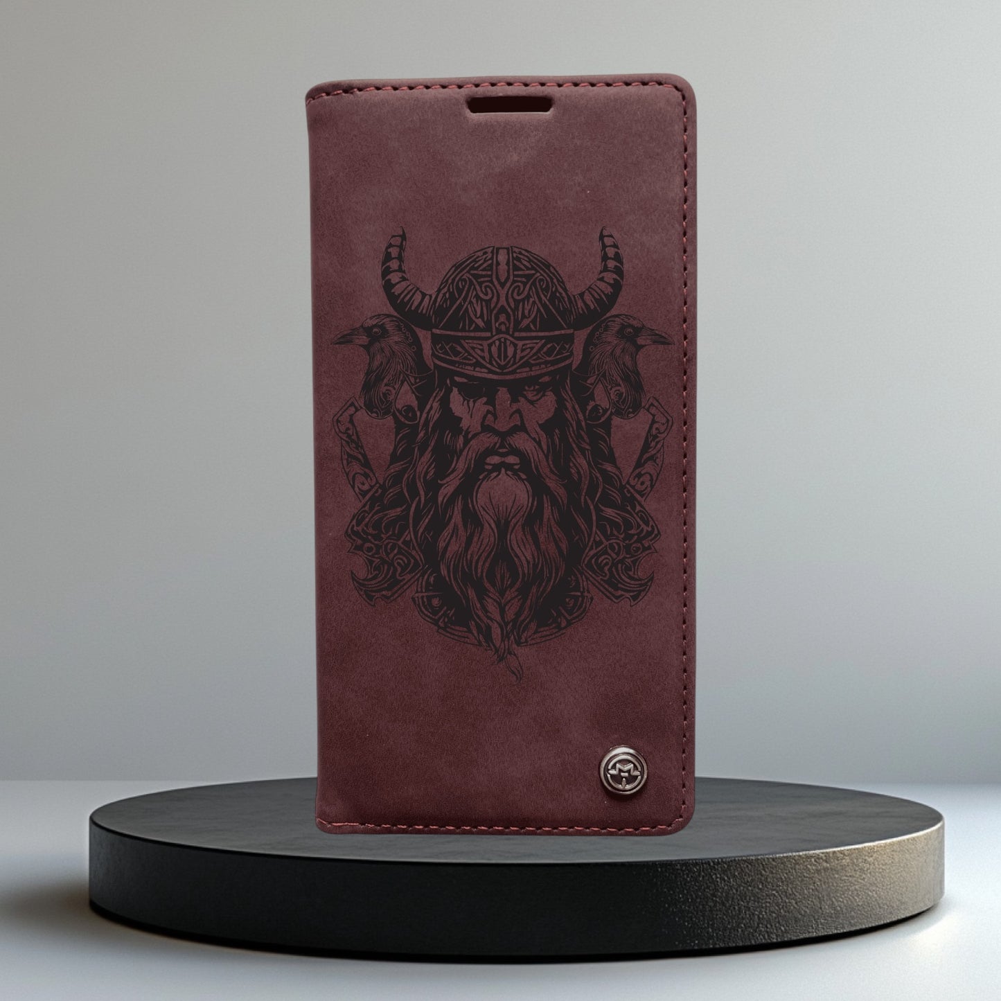 Handyhülle Redmi Note 14 Note 14 Pro Note 14 Pro Plus Flipcase rot individuell graviert