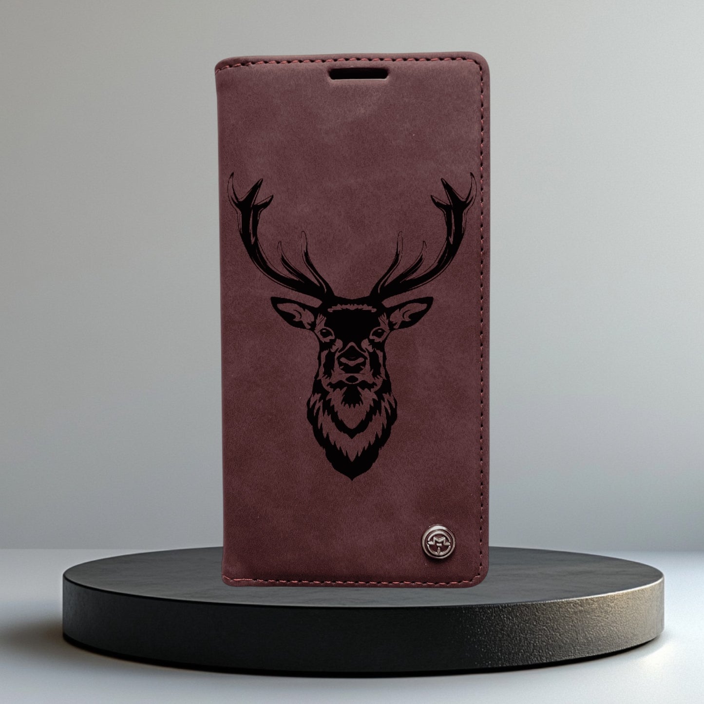 Handyhülle Redmi Note 14 Note 14 Pro Note 14 Pro Plus Flipcase rot individuell graviert