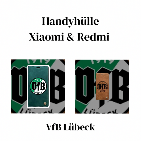 VfB Lübeck Handyhülle Xiaomi + Redmi Note Flipcase