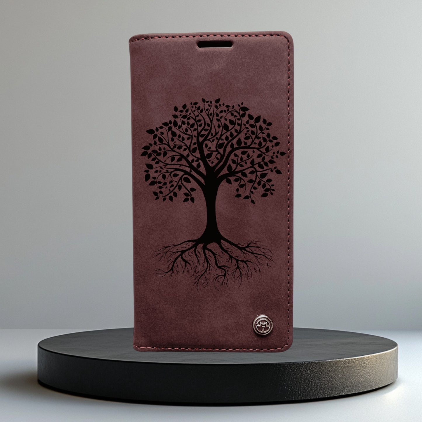 Handyhülle Redmi Note 14 Note 14 Pro Note 14 Pro Plus Flipcase rot individuell graviert