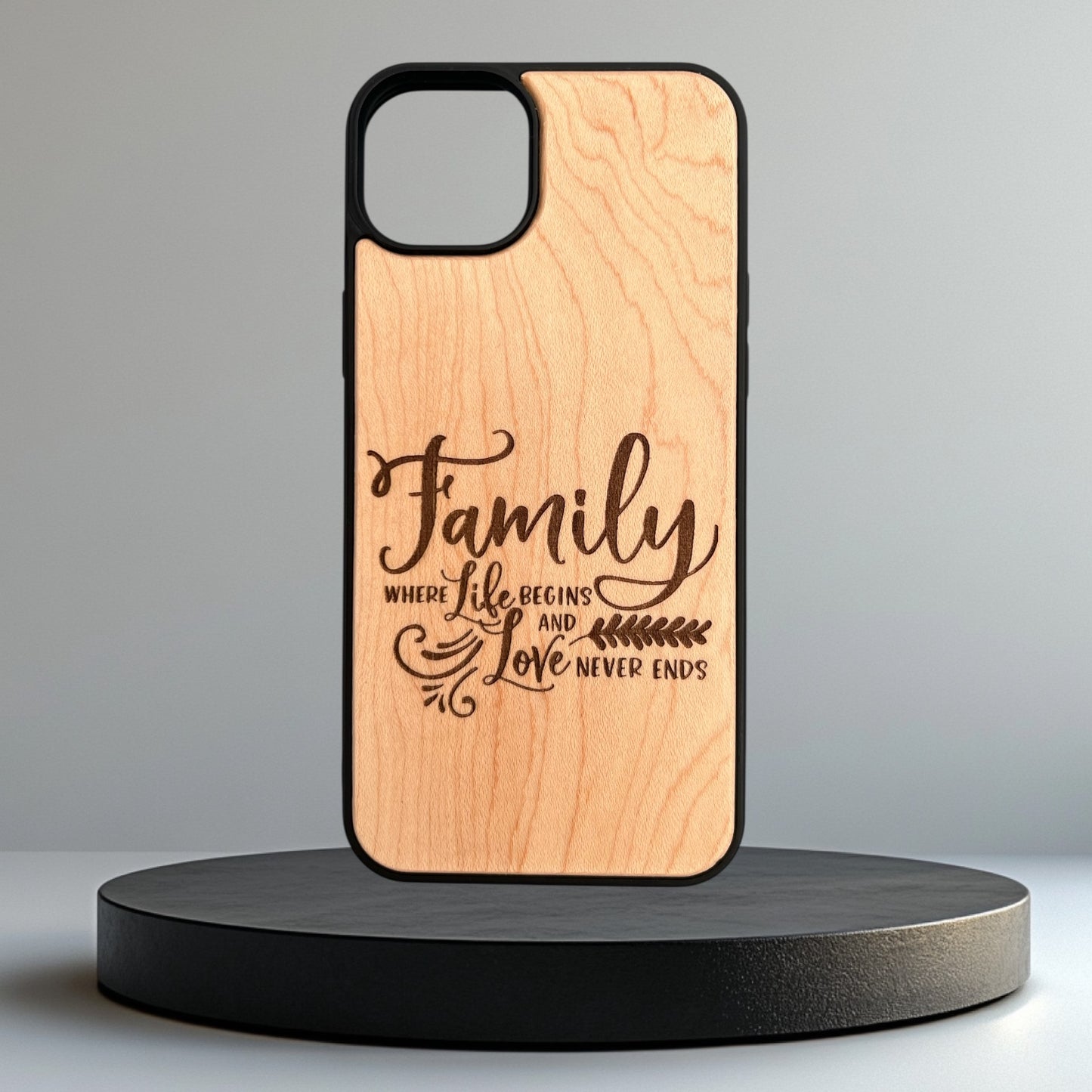 Handyhülle aus Holz Apple iPhone 11 iPhone 11 Pro individuell graviert