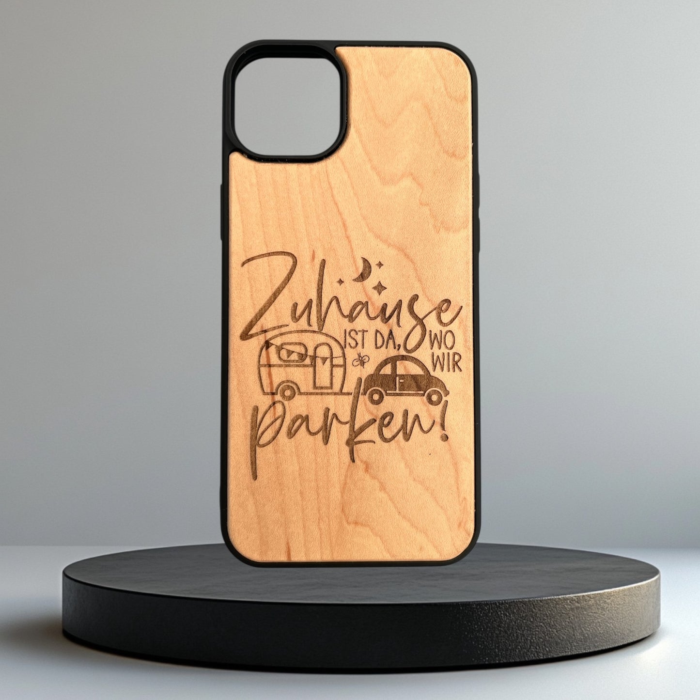 Handyhülle aus Holz Samsung Galaxy A15 A16 A26 A33 individuell graviert