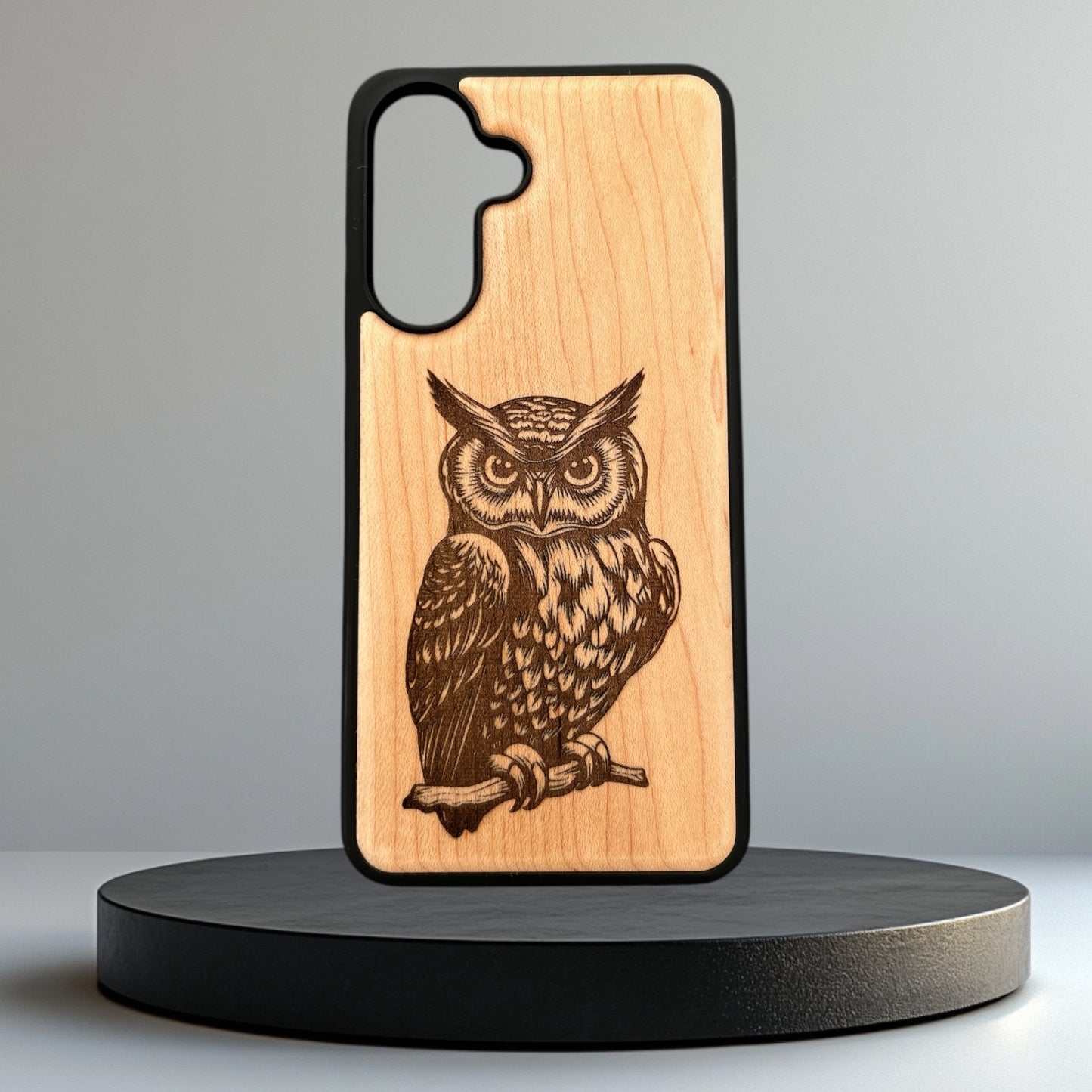 Handyhülle aus Holz Samsung Galaxy A15 A16 A26 A33 individuell graviert