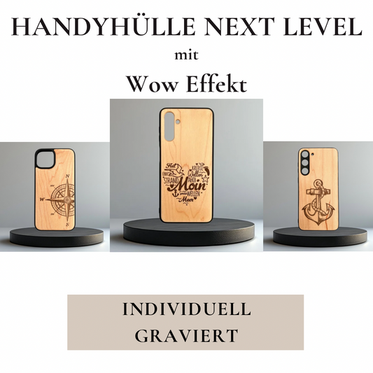 Handyhülle aus Holz Apple iPhone 11 iPhone 11 Pro individuell graviert