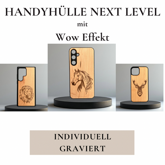 Handyhülle aus Holz Apple iPhone 14 iPhone 14 Pro iPhone 14 Plus iPhone 14 Pro Max individuell graviert