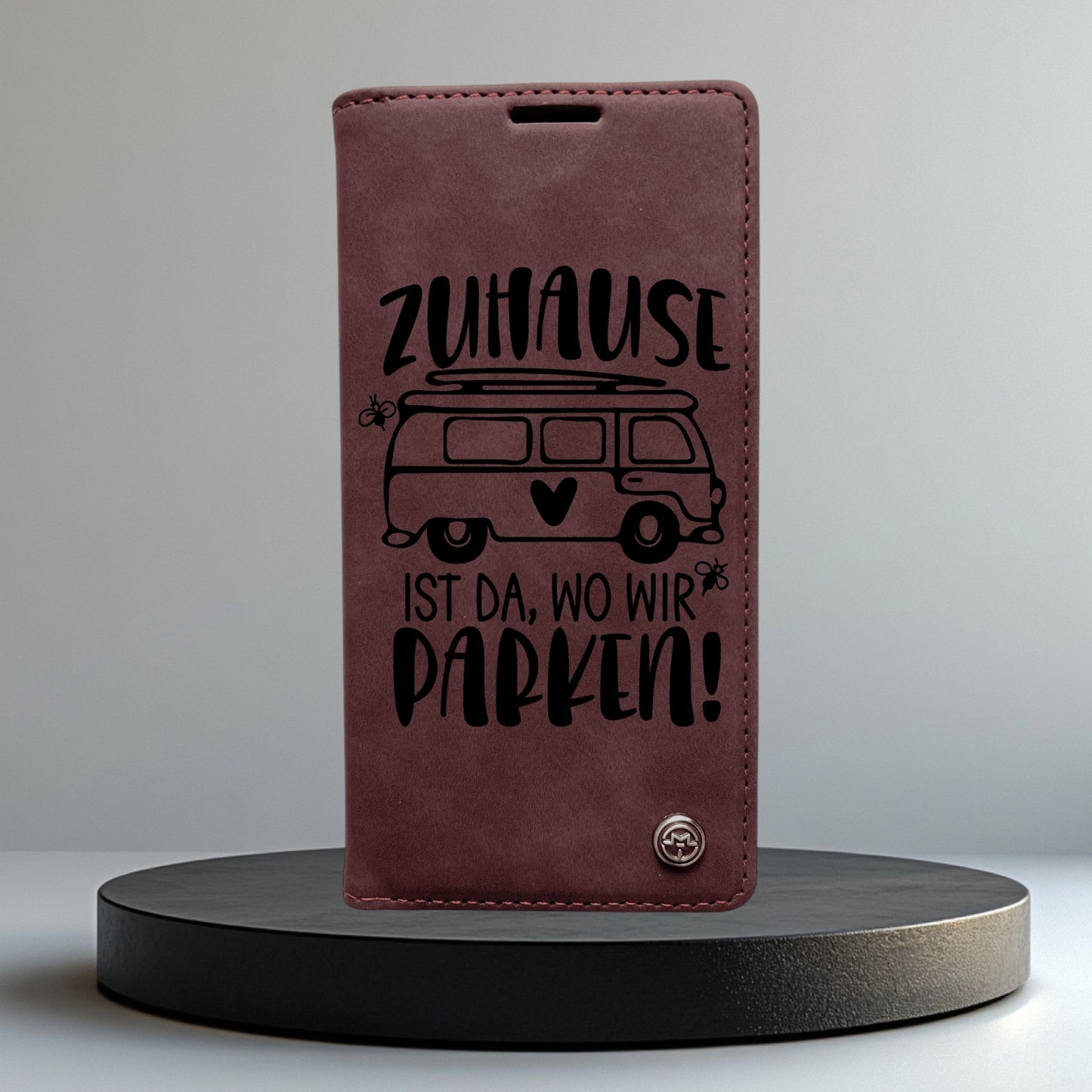 Handyhülle Redmi Note 14 Note 14 Pro Note 14 Pro Plus Flipcase rot individuell graviert