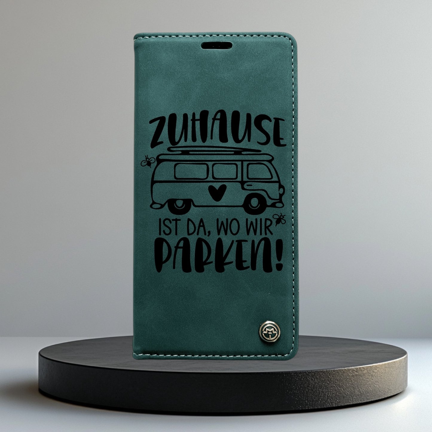 Handyhülle Redmi Note 14 Note 14 Pro Note 14 Pro Plus Flipcase grün individuell graviert