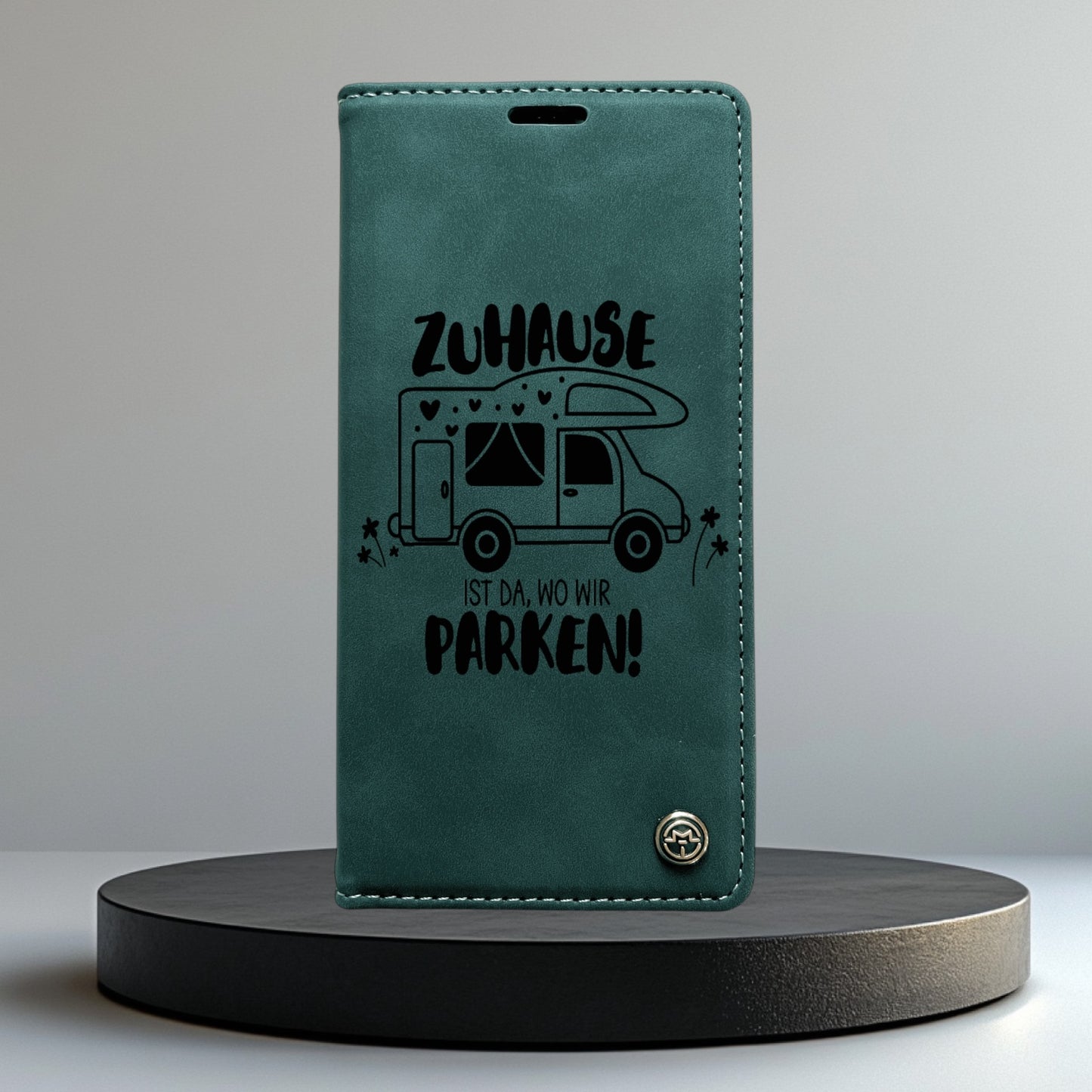 Handyhülle Redmi Note 14 Note 14 Pro Note 14 Pro Plus Flipcase grün individuell graviert