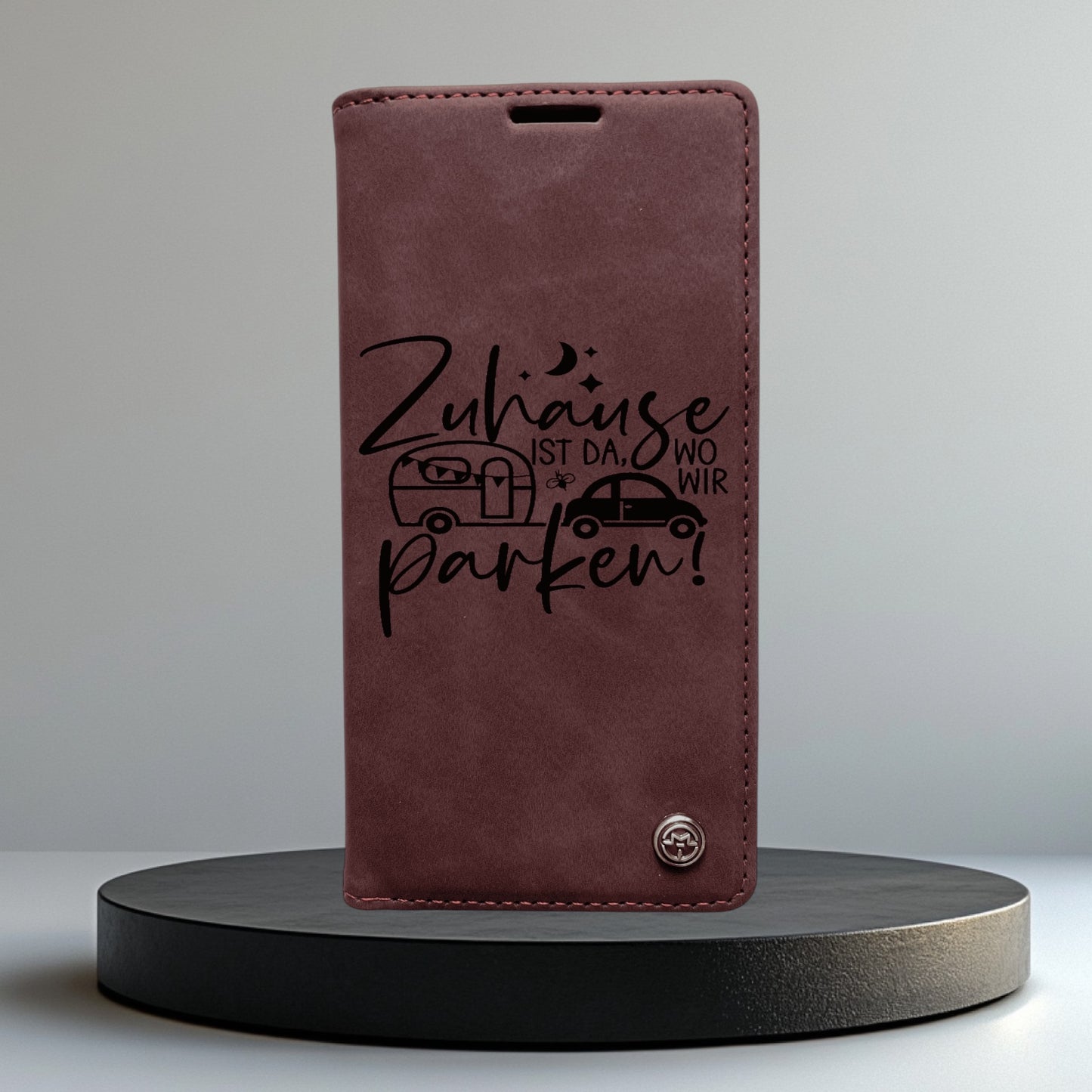 Handyhülle Redmi Note 14 Note 14 Pro Note 14 Pro Plus Flipcase rot individuell graviert