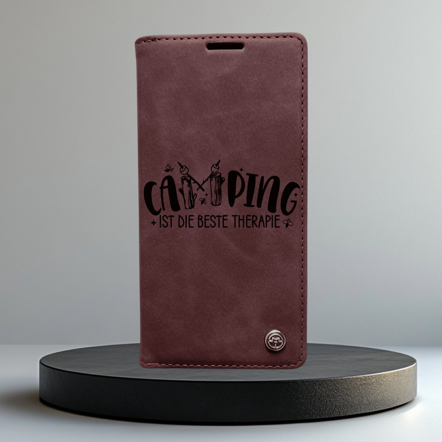Handyhülle Redmi Note 14 Note 14 Pro Note 14 Pro Plus Flipcase rot individuell graviert