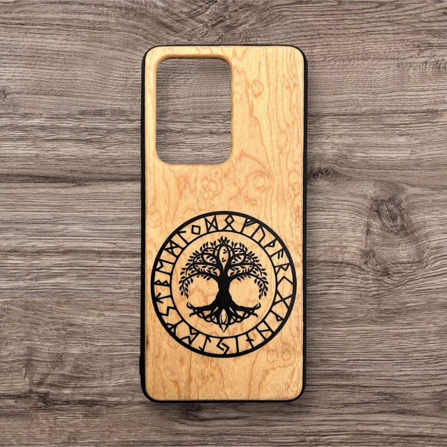 Handyhülle aus Holz Samsung Galaxy A52 A53 A54 A55 A56